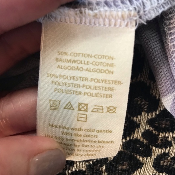 NEW Free People pastel camo tee - Picture 7 of 7